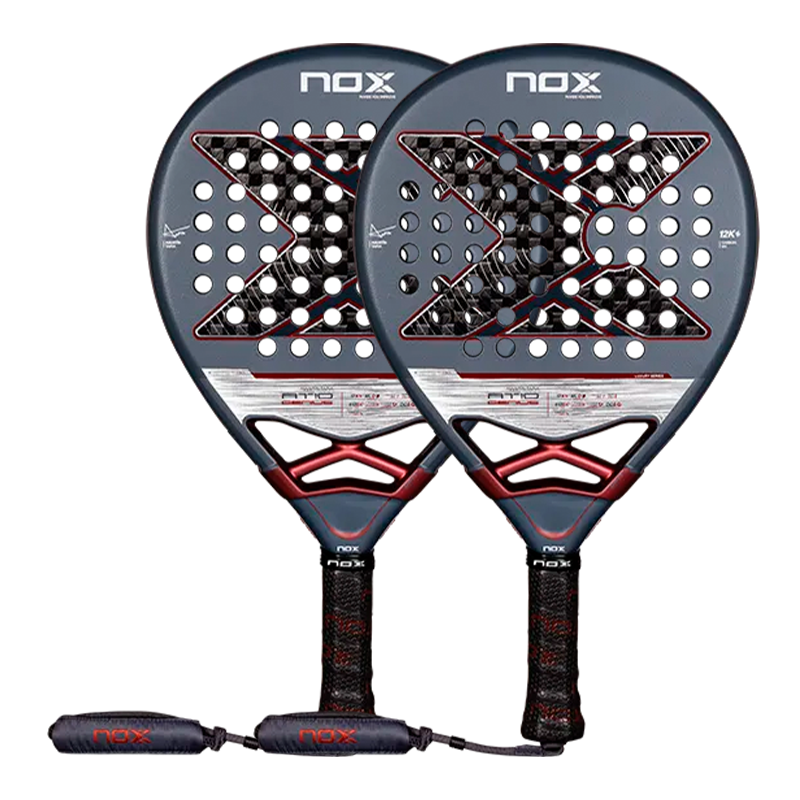 2-Pack Padel Rackets NOX AT10 Genius 12K 2025 Agustín Tapia