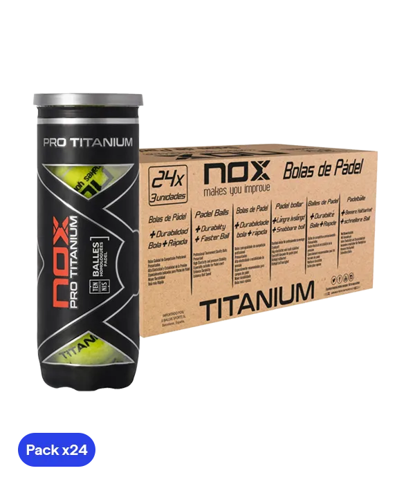 Padelball-Box Nox Pro Titanium (Packung x24)