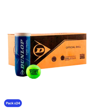 Cajón Pelotas Dunlop Fort Padel (Pack x24)