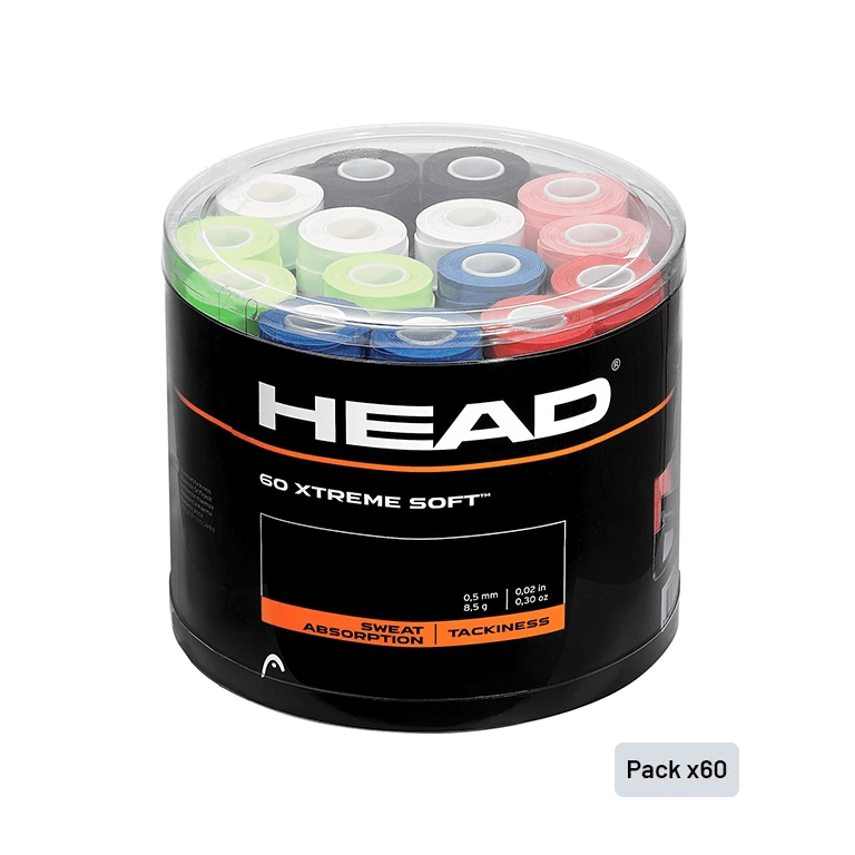 Overgrip Jar Head XtremeSoft Multicolor (x60)