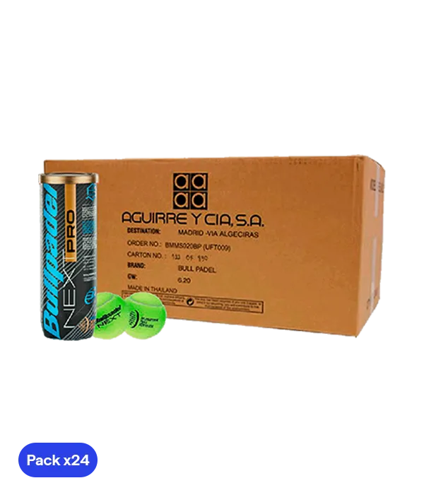 Cajón Pelotas Bullpadel Next Pro (Pack x24)