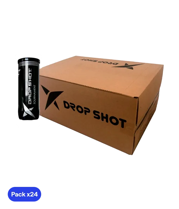Can Case Drop Shot Padel Balls Tournament Pro (Pack x24)