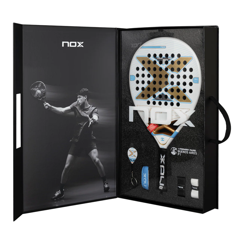 Padelschläger NOX AT10 Luxury Genius 18K Alum Agustin Tapia Special Edition Buenos Aires