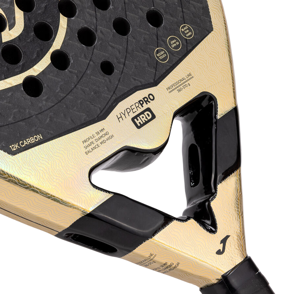 Joma Padel Racket Hyper Pro HRD Black/Beige 2026 - Image 7