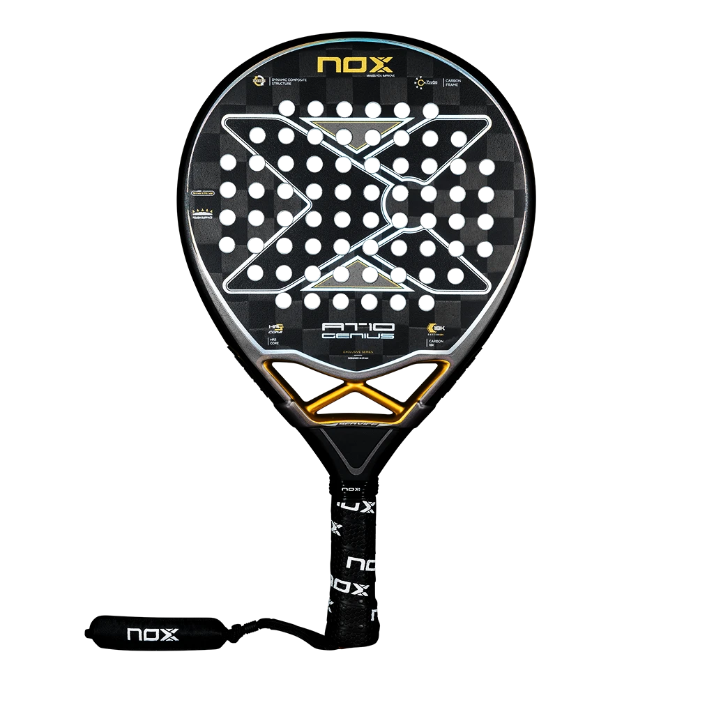 Pala NOX AT10 Genius 18K Negro/Oro