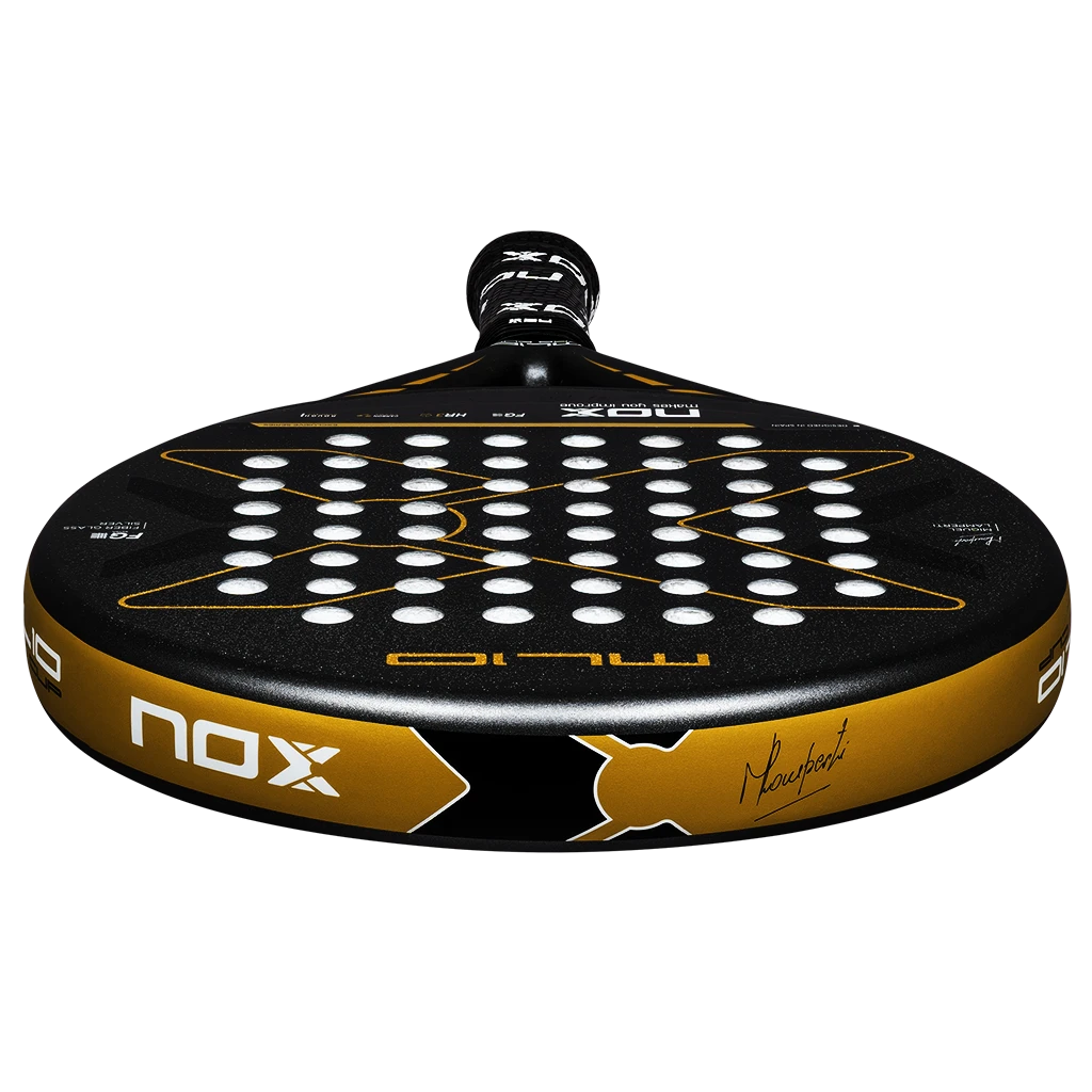 2-Pack Padel Rackets NOX ML10 Pro Cup Coorp Black/Gold - Image 4