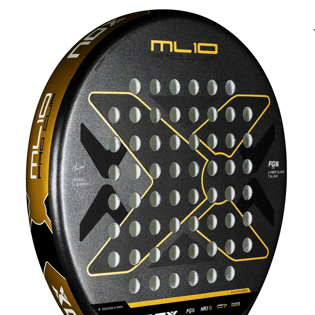 2-Pack Padel Rackets NOX ML10 Pro Cup Coorp Black/Gold - Image 6