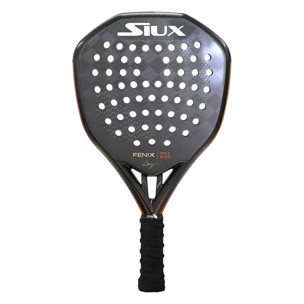 Racchetta da Padel Siux Fenix Pro 5 Black 2025 Leo Augsburger