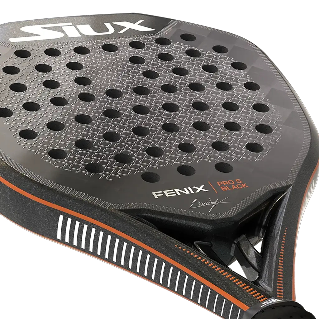 Racchetta da Padel Siux Fenix Pro 5 Black 2025 Leo Augsburger - immagine 5