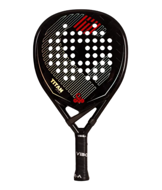 Vibor-A Padel Racket Titan 15K Black Twill 2026
