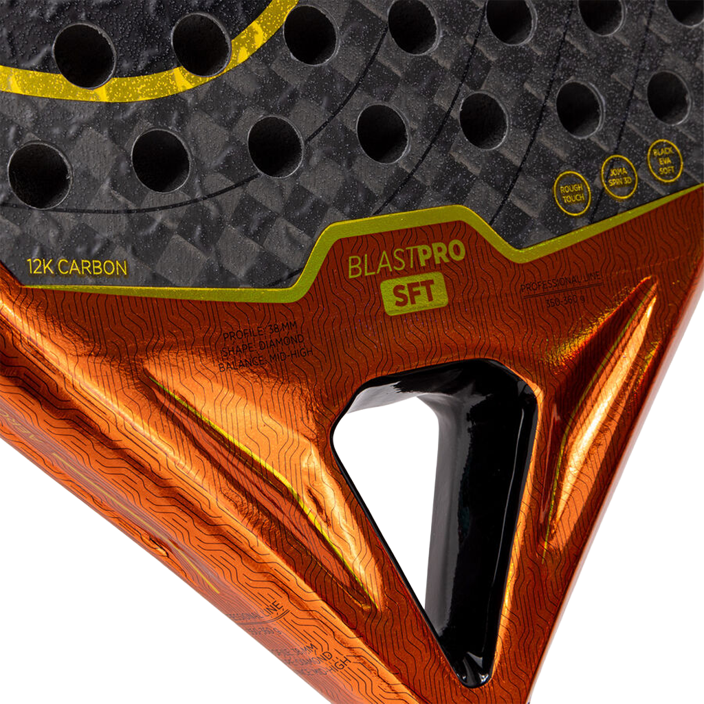 Joma Padel Racket Blast Pro SF Orange/Black 2026 - Image 7