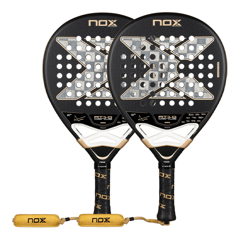 2-Pack Padel Rackets NOX AT10 Genius 18K by Agustin Tapia 2026