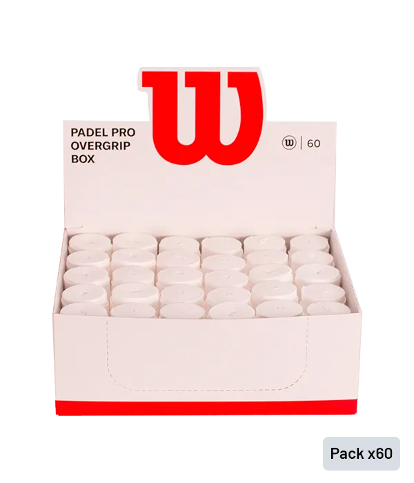 Secchio di Overgrips Wilson Liscio Padel (x60)