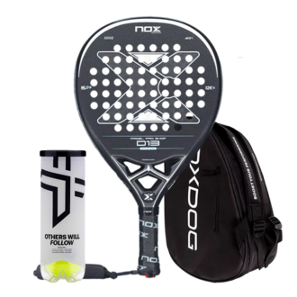 Set Padelschläger NOX D13 12K 2025 + Padeltasche Oxdog Ultra Tour + Padelbälle Oxdog BOOST+