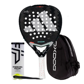 Set Padelschläger Adidas Metalbone 3.4 2025 Ale Galán + Padeltasche Oxdog Ultra Tour Schwarz + Padelbälle Oxdog BOOST+