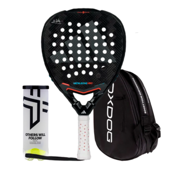 Set Padelschläger Adidas Metalbone HRD+ 3.4 2025 Ale Galán + Padeltasche Oxdog Ultra Tour + Padelbälle Oxdog BOOST+
