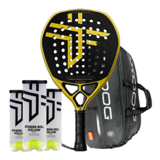 Set Padelschläger Oxdog Ultimate Smash 2025 + Padeltasche Oxdog FEP hyper pro thermo + 3 Balldosen Oxdog BOOST+