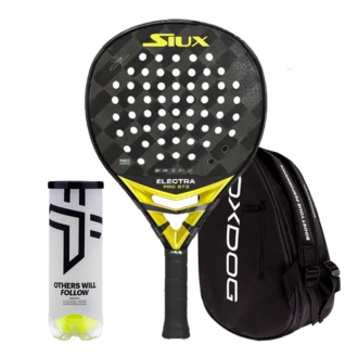 Set Padelschläger Siux Electra ST3 Stupa + Padeltasche Oxdog Ultra Tour + Padelbälle Oxdog BOOST+