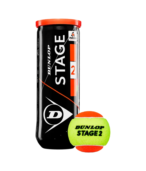 Scatola Palline da padel Dunlop Fase 2 Giallo/Tennis arancione (Pacchetto x24) - immagine 2