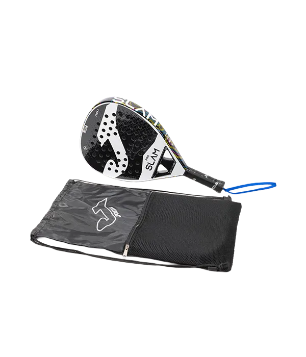Joma Padel Racket Slam Pro Black/Turquoise 2025 - Image 4