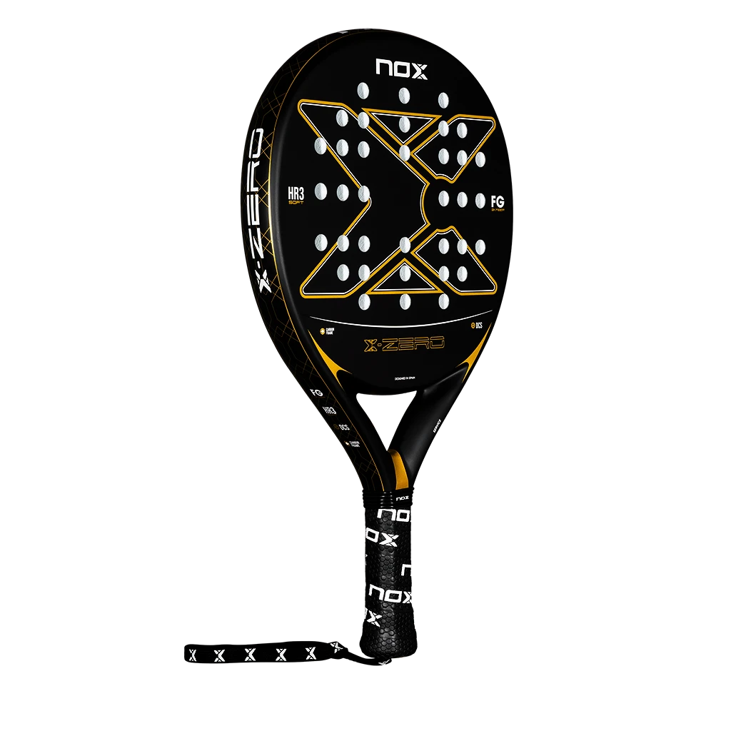 2-Pack Padel Rackets NOX X-Zero Gold Black/Gold - Image 2