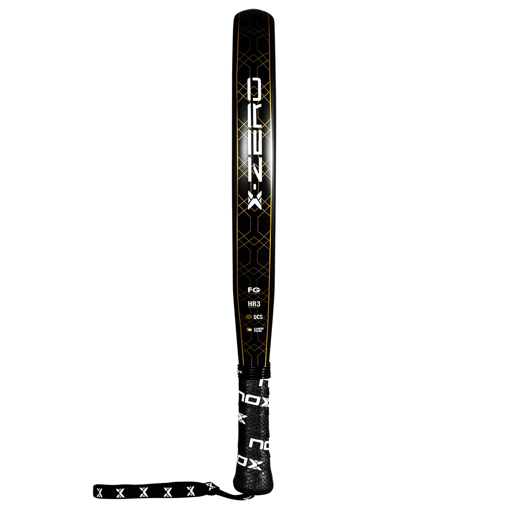 2-Pack Padel Rackets NOX X-Zero Gold Black/Gold - Image 3